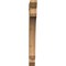 Ekena Millwork Legacy Slat Smooth Bracket, Western Red Cedar, 3 1/2"W x 28"D x 36"H BKT04X28X36LEC06SWR - alternate 4